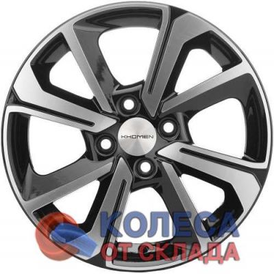 Khomen Wheels KHW1501 6x15/4x100 D54,1 ЕТ46 Black-FP в г. Стерлитамак. Khomen Wheels KHW1501 6x15/4x100 D54,1 ЕТ46 Black-FP в г. Стерлитамак.