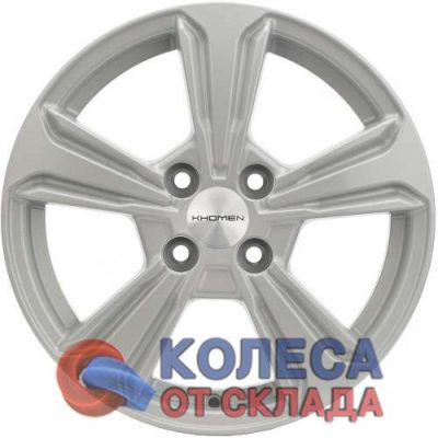 Khomen Wheels KHW1502 6x15/4x100 D60,1 ЕТ50 G-Silver в г. Стерлитамак.
