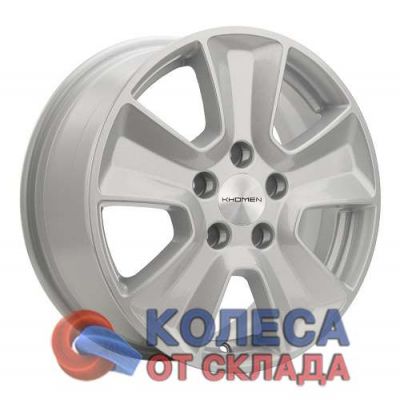 Khomen Wheels KHW1601 6,5x16/5x114.3 D66,1 ЕТ50 F-Silver в г. Стерлитамак.