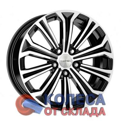 Khomen Wheels KHW1610 6,5x16/5x110 D67,1 ЕТ45 Black-FP в г. Стерлитамак.