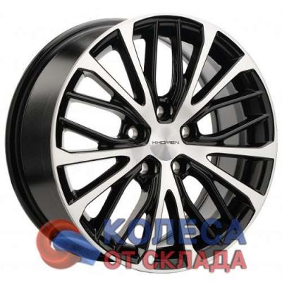Khomen Wheels KHW1705 7x17/5x108 D60,1 ЕТ40 Black-FP в г. Стерлитамак.