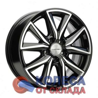 Khomen Wheels KHW1706 7x17/5x114.3 D67,1 ЕТ50 Black-FP в г. Стерлитамак.