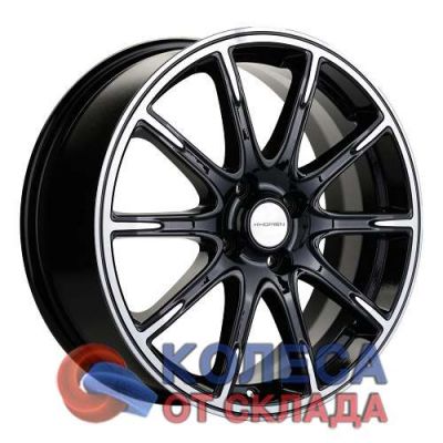 Khomen Wheels KHW1707 6,5x17/4x100 D60,1 ЕТ50 Black-FP в г. Стерлитамак.