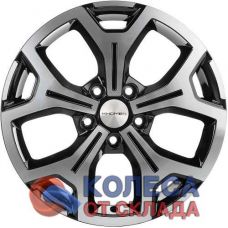 Khomen Wheels KHW1710 6,5x17/5x108 D60,1 ЕТ33 Black-FP