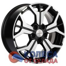 Khomen Wheels KHW1715 7x17/5x114.3 D66,1 ЕТ45 Black-FP