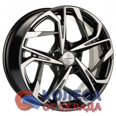 Khomen Wheels KHW1716 7x17/5x114.3 D56,1 ЕТ48 Black-FP в г. Стерлитамак.