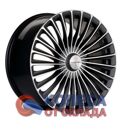 Khomen Wheels KHW2008 8,5x20/5x112 D66,6 ЕТ43 Black-FP в г. Стерлитамак.