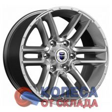 КиК Алгама 8x17/6x139.7 D106,1 ЕТ0 Дарк Платинум