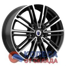 КиК Эрфурт 7x17/4x100 D60,1 ЕТ43 Алмаз Черный