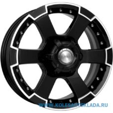 КиК M56 7x16/6x139.7 D106,1 ЕТ30 Алмаз Черный