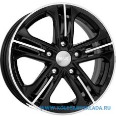 КиК Trinity 6x15/5x114.3 D67,1 ЕТ46 Алмаз Черный