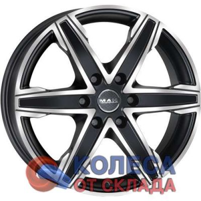 MAK King 6 6,5x16/6x139.7 D112 ЕТ10 Ice Black в г. Стерлитамак.
